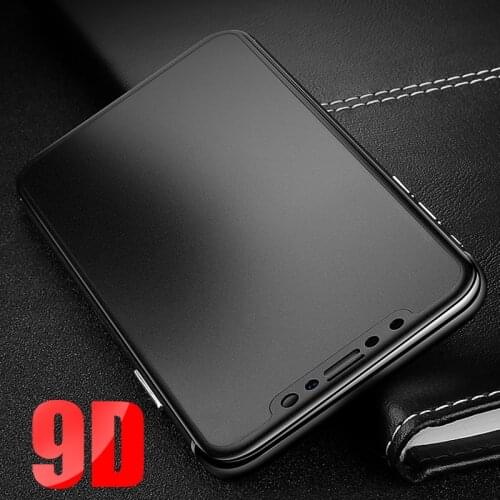 9D Full Gule Matte Glass On The For IPhone XS Max XR 6 6s 7 8 Plus Tempered Glass For IPhone s6 7 8 8Plus Screen Protector Glass