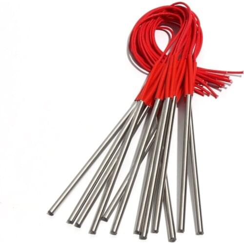 10PCS 8.5mm 190~220mm 201SUS Electric Cartridge Heater 201 Stainless Steel Cylindrical Heating Tube 400W/410W/420W/450W/470W