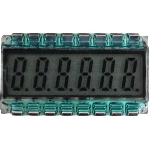 16PIN TN Positive 6-Digits Segment LCD Panel 3.3V Without Backlight Digital Tube Display