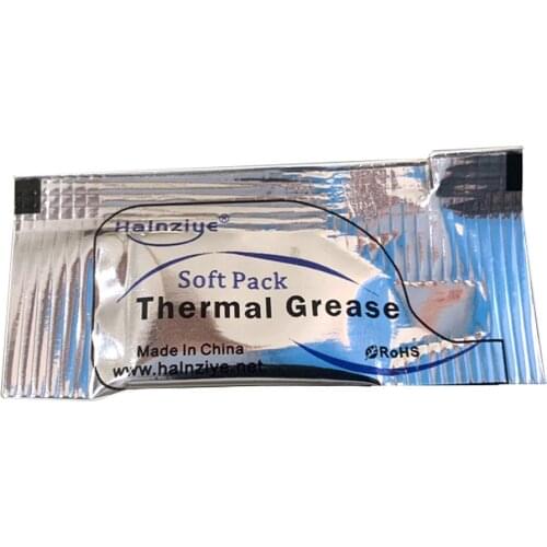 20pcs HY810 Thermal Conductive 4.63W/M-K LED Chip COB Grease Paste Silicone Plaster Heat Sink Compound Gray Net Weight 0.5g DIY