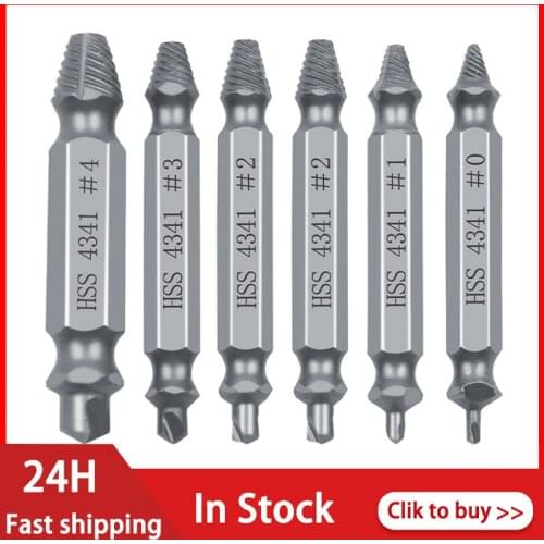 4341 Damaged Screw Extractor Drill Bit Set Easily Take Out Broken Screw Bolt Remover Stripped Screws Extractor Demolition Tools