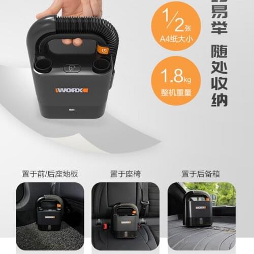 Vickers wireless car vacuum cleaner WX030 small car household dual-use handheld charging powerful high power