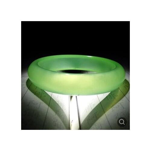 Natural agate green jade bangle hand-carved jade bracelet real green jade bangles jadeite jade jewelry bracelets for women