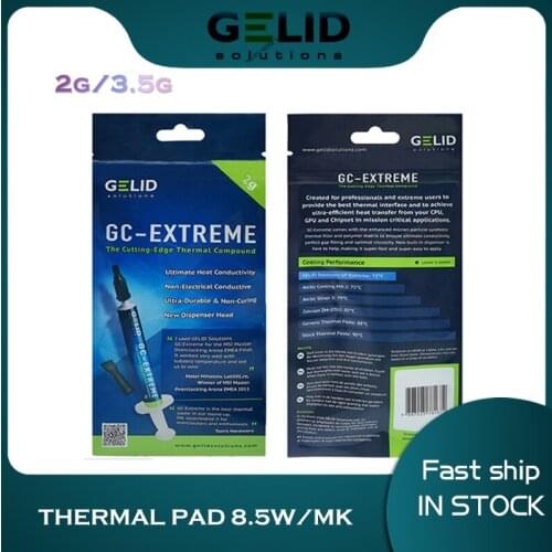 GELID GC-Extreme Ultimate Thermal Paste 2g 3.5g 8.5W/m-k CPU GPU Cooler Heat Conduction Compound Grease Processor Plaster