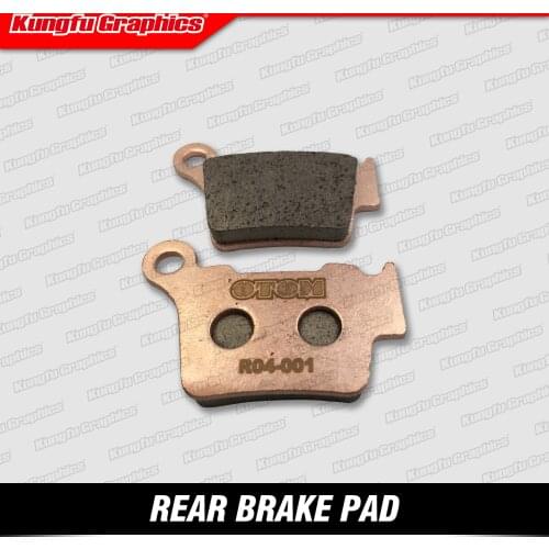 KUNGFU GRAPHICS Rear Brake Pad for 125 150 200 250 300 350 400 450 500 505 525 530 650 449 510 511 530 630