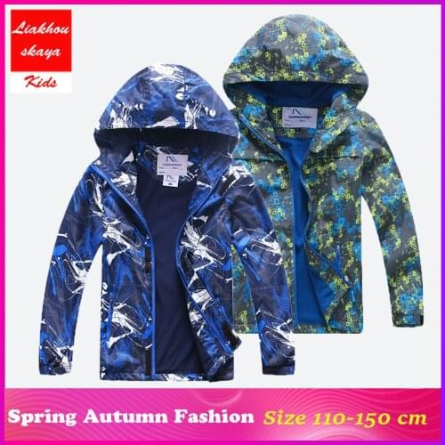 Liakhouska Jacket For Boy Teenage Outerwear New Style 2019 Jacket Children Korean Kids Warm Coat Waterproof Windbreakers Clothes