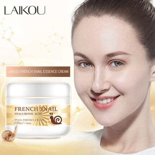 Snail Face Cream Collagen Anti-Wrinkle Anti-Aging Whitening Hyaluronic Acid Moisturizing Lifting Firming Nourishing Skin Care