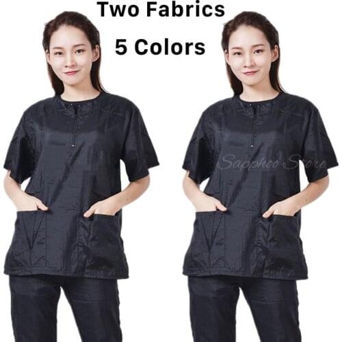 Pet Shop Pet Groomer Work Clothes Non-stick Hair Waterproof Dog Bathing Shearing Plus Size Work Clothes Men And Women G0605