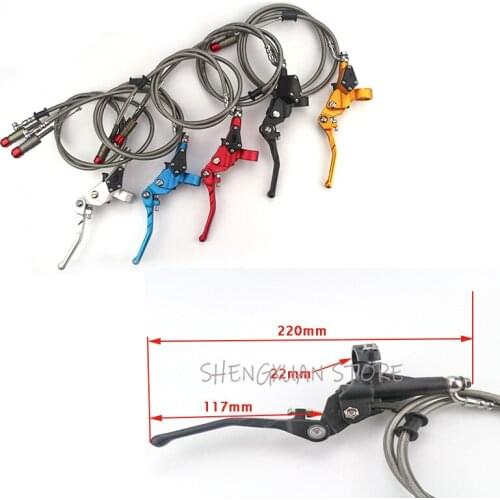Free shopping Hydraulic clutch kit lever master cylinder & liquid hose cable & clutch for Off road Motorcycle Pit Dirt BikeMoto