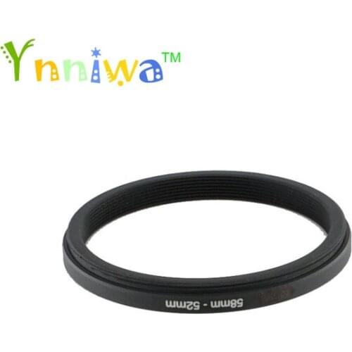 58-52 mm Metal Step down Rings Lens Adapter Filter Set