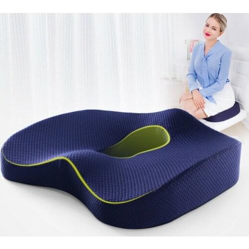 Memory Foam Seat Cushion Orthopedic Pillow Coccyx Office Chair Cushion Car Seat Hip massage Pad Sets