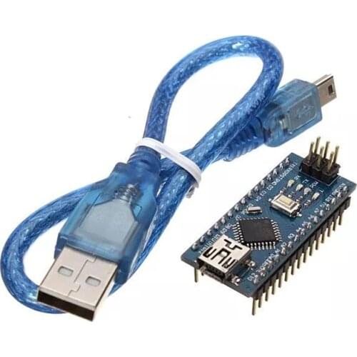 5Pcs/lot atmega328 atmega328P Nano 3.0 Controller Board Compatible with DIY Nano CH340 USB Driver with USB Cable