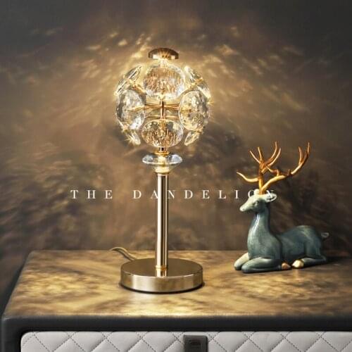 Postmodern K9 Crystal Table Light LED Luxury New Design Home Decor Living Dining Room Creative Warm Bedroom Bedside Desk Lamp