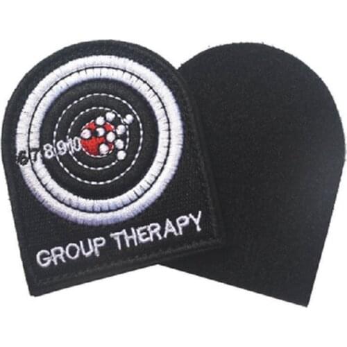 3D Embroidery Armband Hook And Loops The Tactical US Made Group Therapy Combat Patch