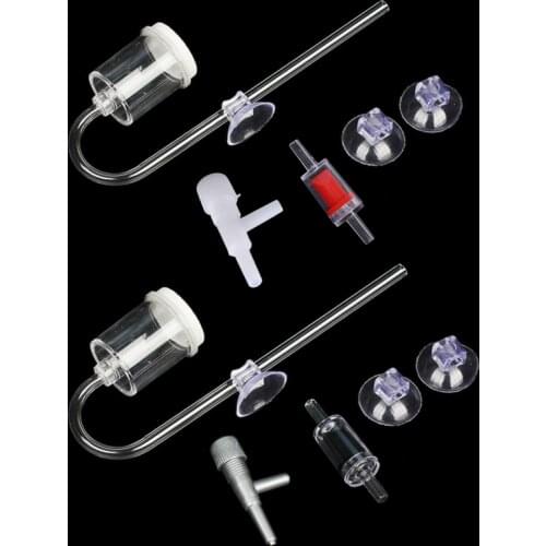 CO2 Diffuser Atomizer High Transparent Plastic Increasing Saturation of CO2 2 Sizes S/L for Different Size of Aquarium