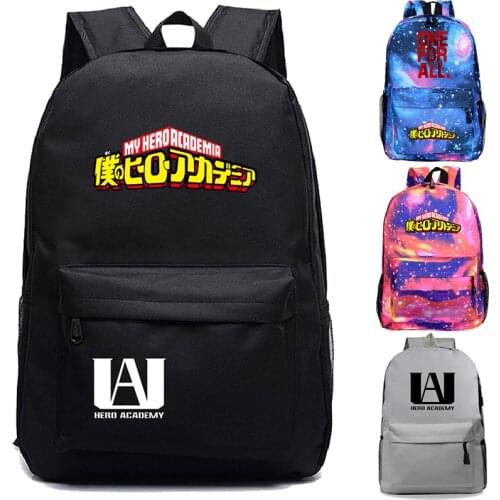 My Hero Academia Backpack Student Boku No Hero Academia Schoolbag Cartoon Pack Rucksack Anime Bookbag For Teenager Boy Girl Gift