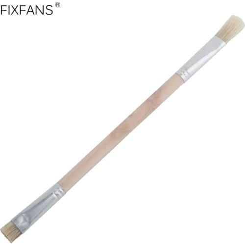 20cm Anti Static BGA SMD PCB Cleaning Brush Wooden Handle for Cell Phone Laptop Computer Circuit Board Dust Cleaner Repair Tools