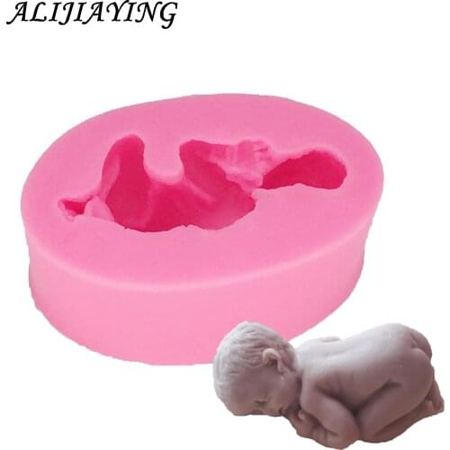 1Pcs DIY Angel Baby Silicone Mold Fondant Cake Decorating Tools Chocolate Gumpaste Mould Sugarcraft Kitchen Accessories D0622