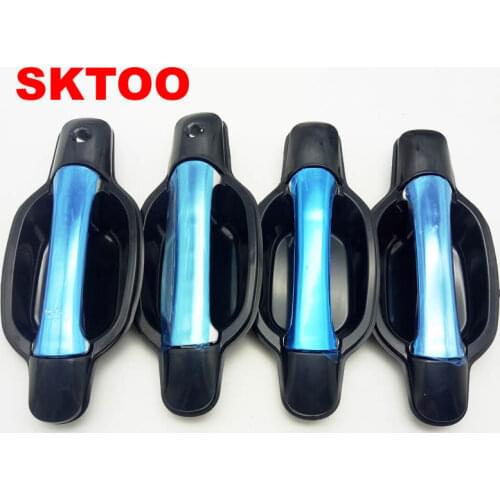 SKTOO 4PCS/Sets Half plating for Great Wall Wingle 3 / 5 door handle four doors Door Handles