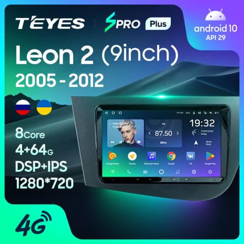 TEYES SPRO Plus For Seat Leon 2 2005 - 2012 Car Radio Multimedia Video Player Navigation GPS Android 10 No 2din 2 din dvd