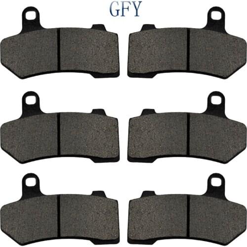 For HARLEY DAVIDSON Touring FLTRX Road Glide Custom 2010 2011 2012 FLTRX Road Glide 2015-2017 Motorcycle Brake Pads Front Rear