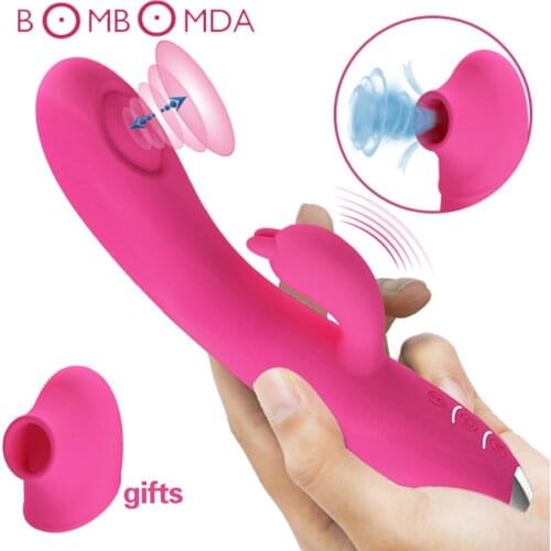 Female G Spot Sucker Vibrator for Women Clitoris Rabbit Vibrator Clit Sucking Dildo Vagina Stimulator Adults Sex Toys For Woman