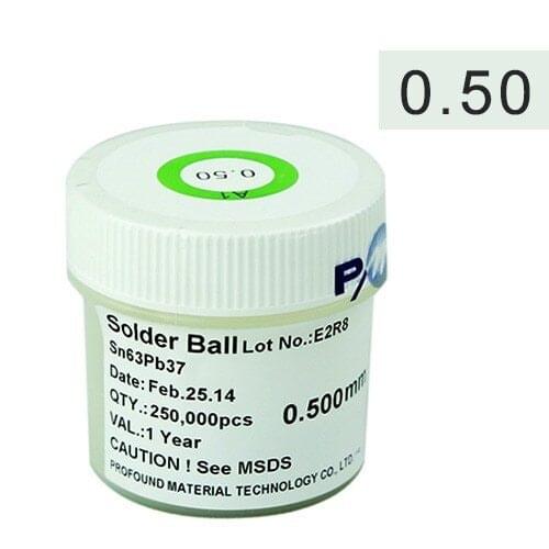 0.5mm Solder Sphere 250K/BT Leaded Solder Ball,BGA Solder Ball for BGA Chip Reballing