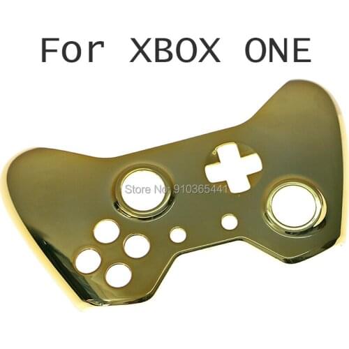 20pcs/lot Chrome Replacement Top Front Shell cover case For XBOX One Wireless Controllers Cover Skin Controller