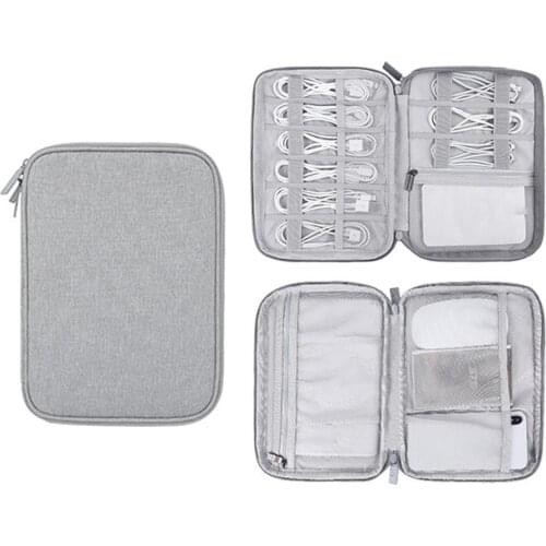 2021 Durable Portable Watch Organizer Strap Watch Band Box Gray Black Storage Bag Watchband Holder Double Layer Watch Strap