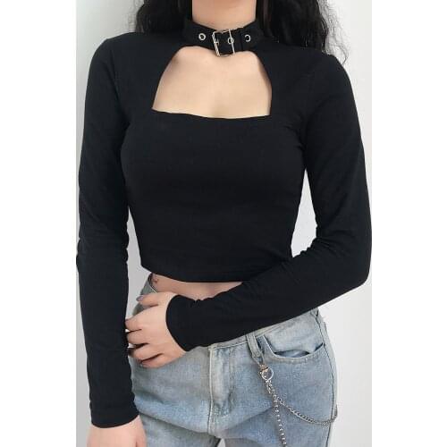 Женские укороченные футболки Aeoute China At AliExpress