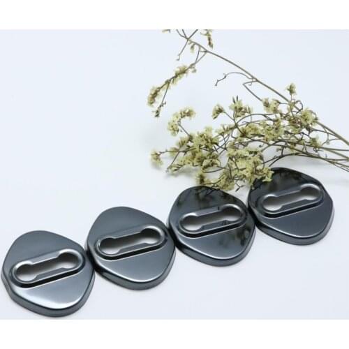 4pcs Anti Rust Car Door Lock Protective Buckle Cover For mazda 3 mazda3 mazdaspeed 3 Car Styling Accessories