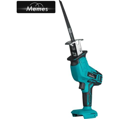 Memes Cordless Reciprocating Saw Electric Saw Cutter Portable Adjustable Speed Metal Wood Cutting Tool For Makita 18V Battery