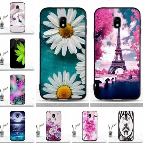 Phone Case for Samsung Galaxy J3 2017 J330F J3 Pro 2017 EU Version Soft TPU Silicon Luxury Back Cover for Samsung J3 2017 J330F