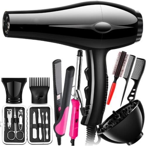Professional powerful hair dryer fast shaping cold and hot regulating air hair dryer salon and household modeling tools