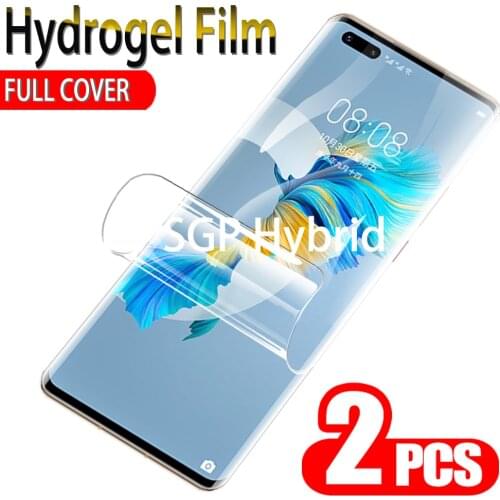 2PCS Hydrogel Film For Huawei Mate 40 Pro Protector Display Protective Film For huawei mate 40 pro hauwie Protective screen film