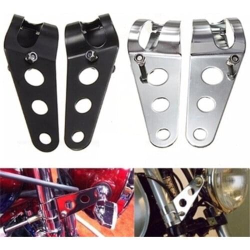 Aluminum Alloy Motorcycle Headlight Bracket Motorcycles Fork Bobber Racer Headlight Universal Brackets Motorcycle Accessories