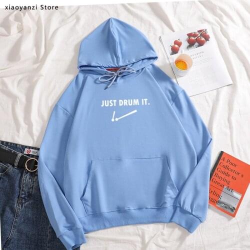 Cool Drums Drummer Rock Roll Sarcastic Funny Graphic Cotton women sportswear Novelty Hoodies, Sweatshirts