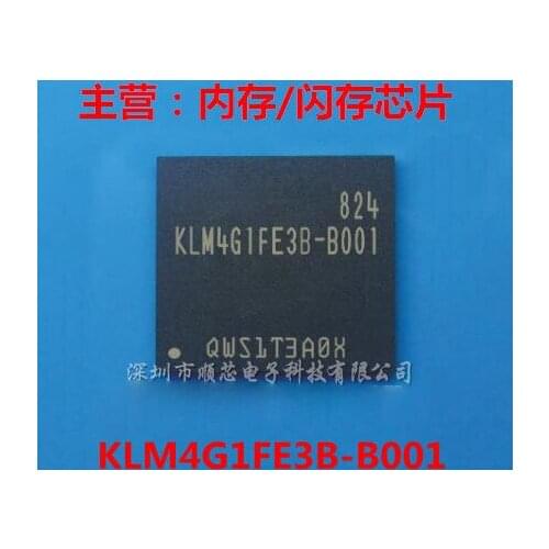 New Original 1pcs/lot KLM4G1FE3B-B001 KLM4G1FE3B BGA153Ball EMMC4.5 4.5 4GB BGA-153
