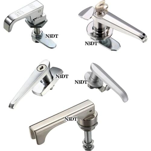 Zinc Alloy Lift Turn Cam Latch Lock With Handle Tool Box Steel Electric Cabinet