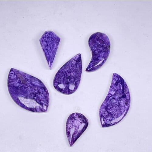 Natural Charoite Pendant Gemstones Crystal Healing Chakra Reiki