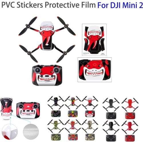 DJI Mini 2 PVC Stickers Protective Film Scratch-proof Decals Skin Accessories For DJI Mini 2 Drone Accessories