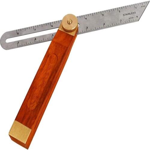 Adjustable Woodworking Square Bevel Gauge Sliding T-shaped Bevel 30cm Blade Ruler for Craftsmans Bevel Tool Carpenter Architect