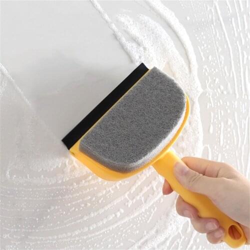 Glass Wiper Household Cleaning Tool Double-Sided Window Washing Mop Cleaner Squeegee Brush Mirror Car Window Washer kit cocina