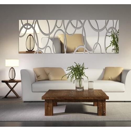 Hot Sticker Wall Stickers Home Decor Acrylic Mirror Decorative Painting Pattern Rhinoceros Beetle Kitchen Horse Butterfly