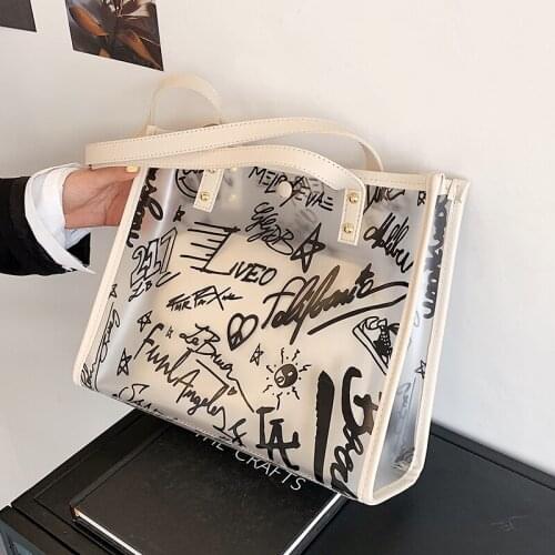 New Fashion Women‘s Bag Transparent High capacity Shoulder Bags Female Dinner Luxury Brand Designer Crossbody Handbag Bolsas