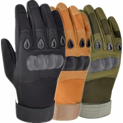 Hard Knuckle Tactical Gloves Military Full Finger Women Mens Combat Gloves Shooting Airsoft Paintball Motorcycle Bicycle Gloves