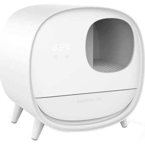 Pet Clean Up Products Plastic Cat Litter Tray Toilet Cat Litter Box Smart Cat Litter Box