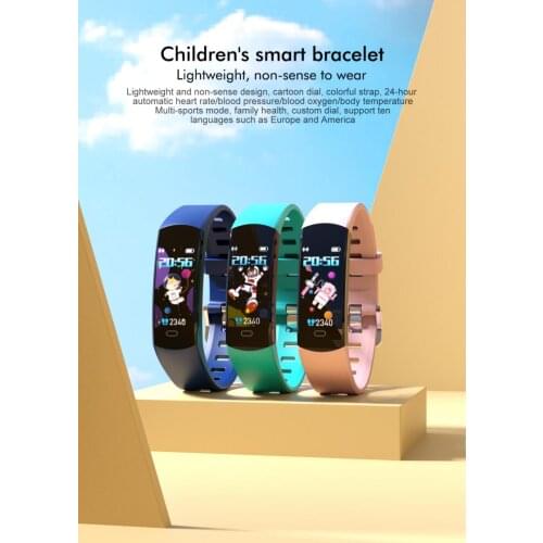 Women Heart Rate Monitor Fitness Bracelet Smart Bluetooth-compatible Blood Pressure Watch 2021 Smart Watch Kids Android IOS GPS