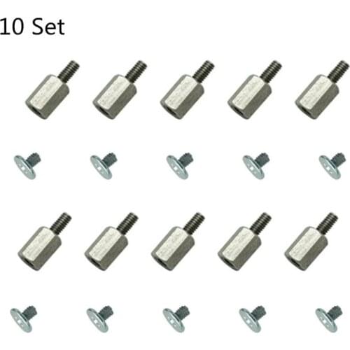10 Set Hand Tool Mounting Kits Stand Off Screw Hex Nut For MSI PC Laptop M.2 SSD Motherboard