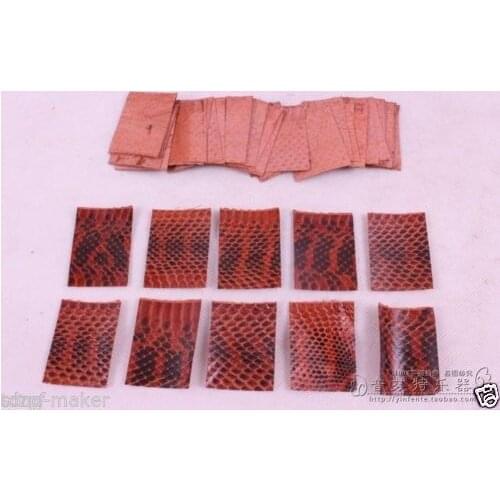 Free shipping 20 pcs Bow Skin Snake Bow Parts for 10 bows 2.7x3.5cm Cello Violin viola New